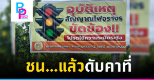 ชน…แล้วดับคาที่